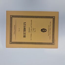 Quintet for 2 Violins, 2 Violas and Violoncello C Major Op. 29