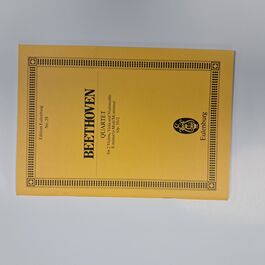 Quartet for 2 Violins, Viola and Violoncello E Minor Op. 59/2