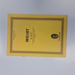 Quartet for 2 Violins, Viola and Violoncello Bb Major K 589