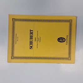 Trio for Piano, Violin and Violoncello D 897 “Notturno”