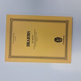 Quartet for Piano, Violin, Viola and Violoncello G minor Op. 25