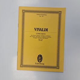 Concerto for Violin, Strings and Basso continuo E major Op. 1/12