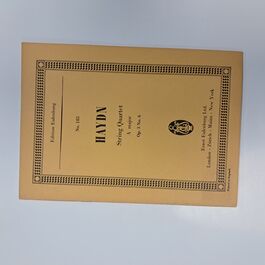 String Quartet A Major Op. 3 No. 6