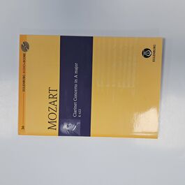 Clarinet Concerto in A major K. 622 Score+Cd
