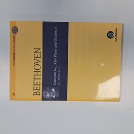 Concerto no. 3 for piano and Orchestra C minor Op. 37 Score+Cd