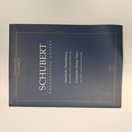 Complete String Trios for Violin, Viola and Violoncello Urtext