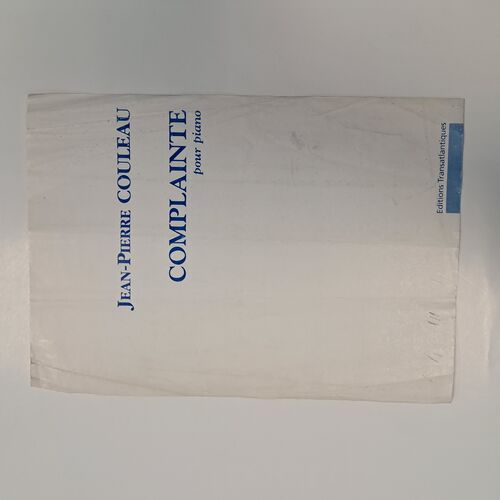 Complainte pour Piano