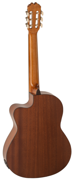 Guitarra Clásica Admira Alba 4/4 Electrificada Con Cutaway Zurda Serie Iniciación Brillo