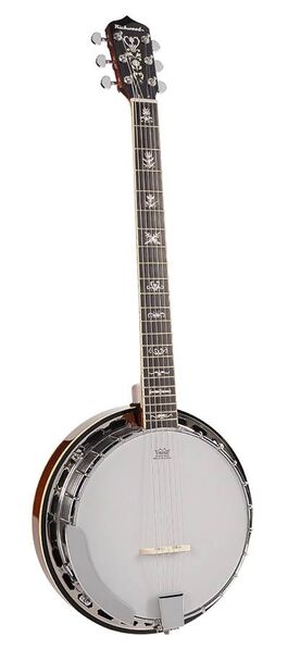 Banjo 6 Cuerdas Richwood Aluminio-Ébano 24t