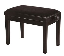 Banqueta Regulable para Piano Negro Mate