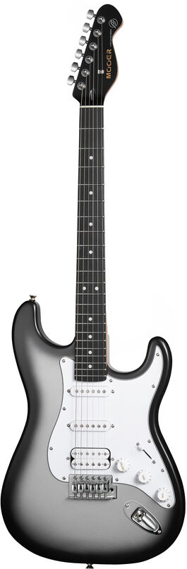 Guitarra Electrica Mooer Cuerpo Macizo Msc12 Pro Iron Silver