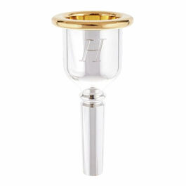 Boquilla Tuba Denis Wick Heritage 3186-1CC Plateada y Dorada