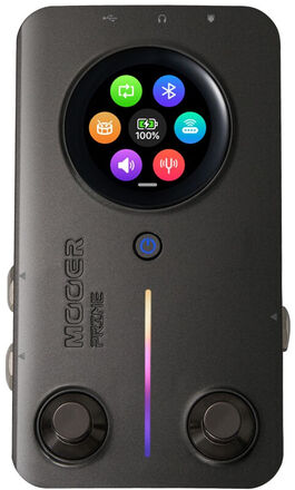 Pedalera Multi-Efectos De Suelo Para Guitarra Mooer Prime M2 Space Gray