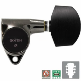 Clavijero Eléctrica Gotoh SG301-B07-CK 3+3 Cosmo Negro