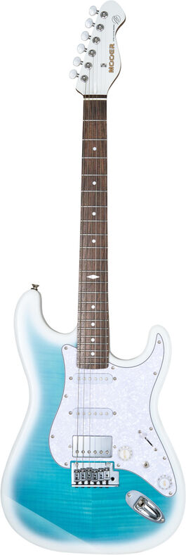 Guitarra Electrica Cuerpo Macizo Mooer Msc41 Pro Dreamy Blue