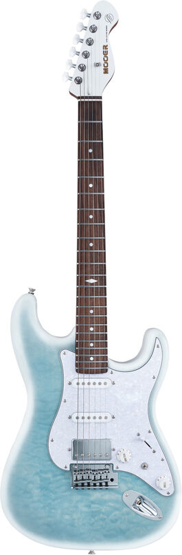 Guitarra Electrica Cuerpo Macizo Mooer Msc40 Pro Dreamy Blue