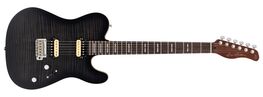 Guitarra Eléctrica Tl Sire Guitars T7 Fm New Gen Tbk (Roasted) Trans Black