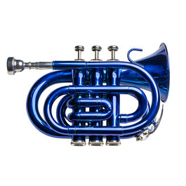 Trompeta  Pocket Taylor Collins TCPTR-13 BL Azul en Sib