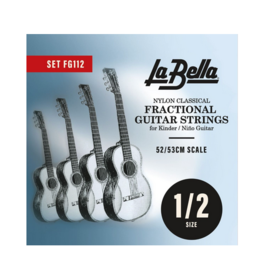 Juego De Cuerdas La Bella para Guitarra Clásica Fractional Escala 3/4
