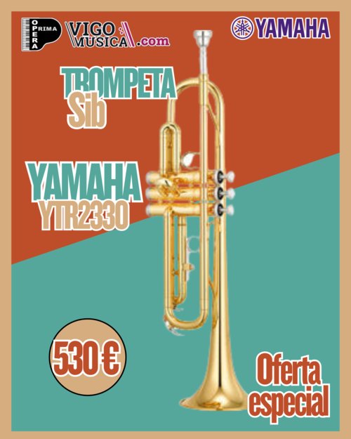 Trompeta en Sib Yamaha YTR 2330