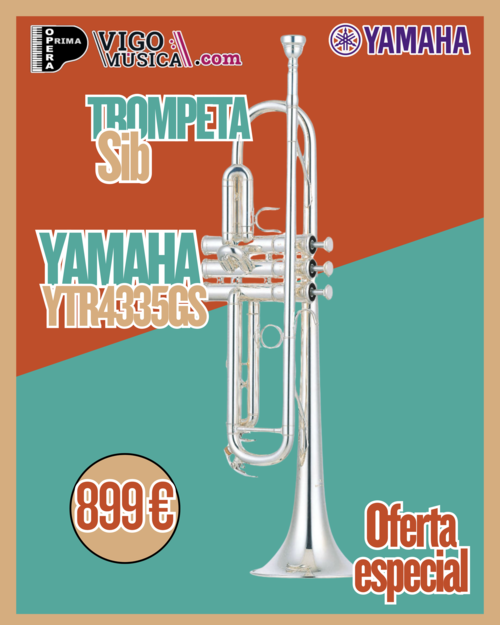 Trompeta en Sib Yamaha YTR4335GS II