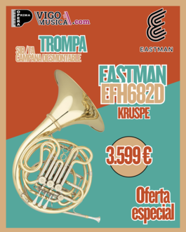Trompa Eastman EFH682D Campana Desmontable Professional Fa/Sib