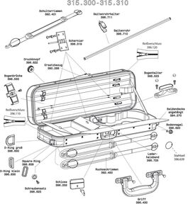 Recambio Protección de Seda Estuche Violín Cambridge