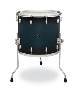 Tom base Renown Maple Satin Antique Blue Burst