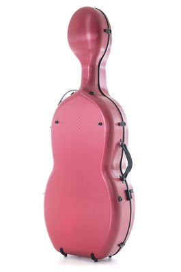 Estuche Cello POLICARBONATO 4.6 4/4 rojo