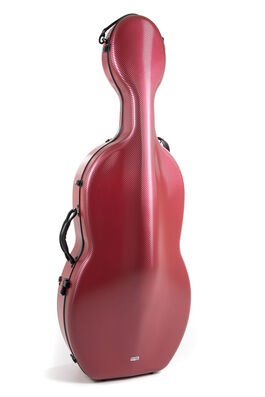 Estuche Cello POLICARBONATO 4.6 4/4 rojo Rolly