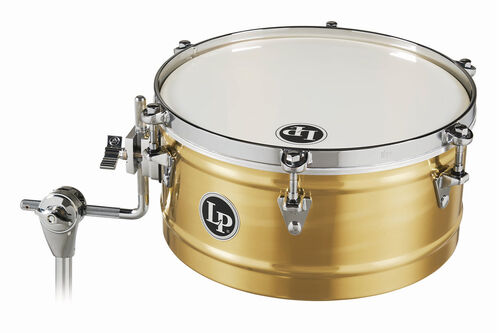 Timbales Single Brass Timbales 10 Latin Percussion