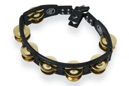 Panderetas Cyclop Montable sonajas de latón, negro