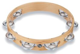 Panderetas Pro 10in Single Row Tambourin Aluminio LP380A-AL Latin Percussion