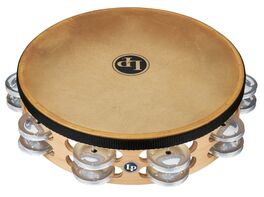 Panderetas Pro 10in Double Row With Head 10" Latón/Bronce LP384-BB Latin Percussion