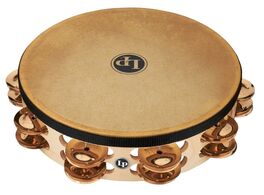 Panderetas Pro 10in Double Row With Head 10" Bronce LP384-BZ Latin Percussion