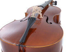 Cello Allegro 4/4 Montado Incluye funda Arco de carbono y cuerdas Larsen Aurora Gewa