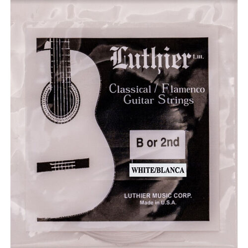 Cuerda 2ª Luthier Blanca Clásica LU-02WH