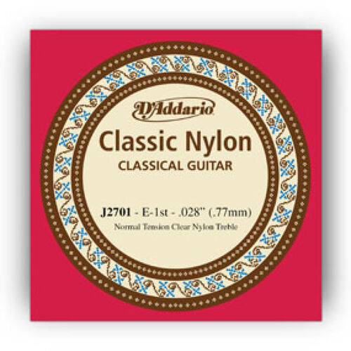 Cuerda 1ª D'Addario Student Guitarra Clásica J2701