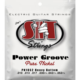 Juego Cuerdas Guitarra Eléctrica SIT Power Groove PN1052 010-052
