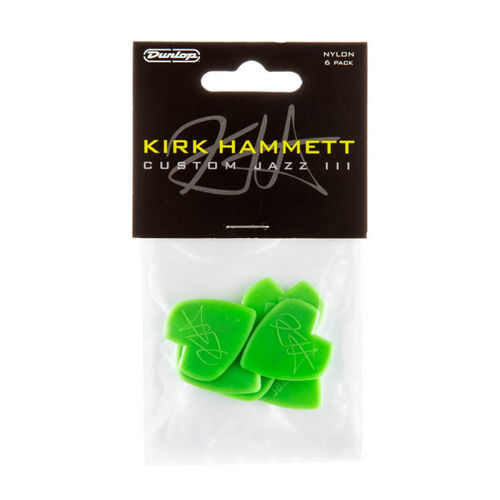 Bolsa 6 Púas Dunlop 47PKH-3N Jazz III Kirk Hammett Bolsa 6 Púas Dunlop 47PKH-3N Jazz III Kirk Hammett