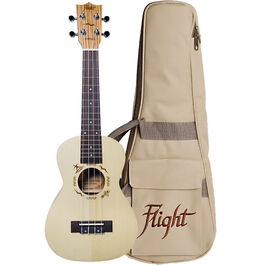 Ukelele Concert Flight DUC-325 Zebrano
