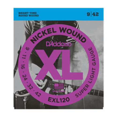 Juego D'Addario Eléctrica EXL-120 (009-042)