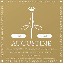 Juego Cuerda Augustine Imperial Roja Clásica
