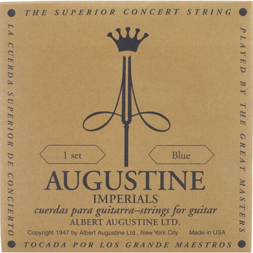Juego Cuerda Augustine Imperial Azul Clásica