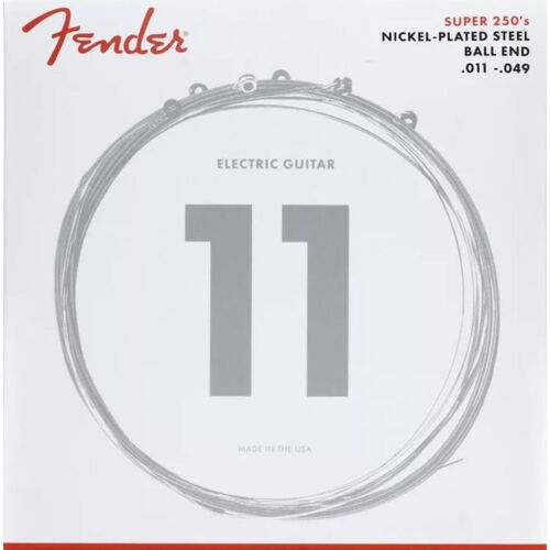 Juego Cuerdas Guitarra Eléctrica Fender 250-M 011-049