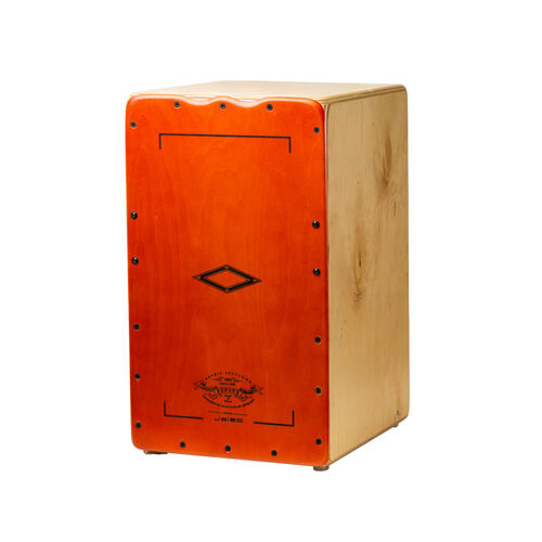 Cajón Pepote Flamenco Jaleo Tapa Naranja