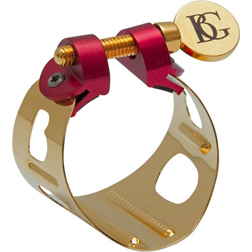Abrazadera Saxo Soprano BG Dúo Chapada Oro LDS-1