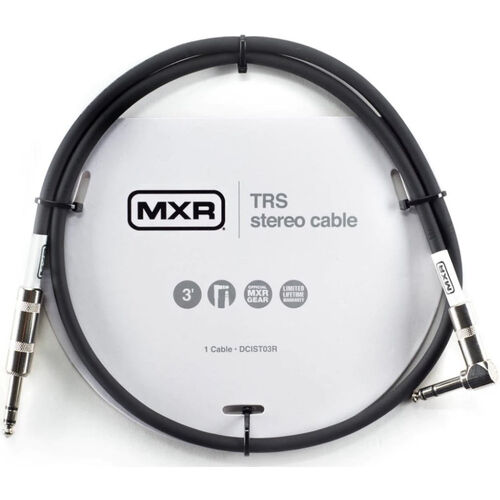 Cable Dunlop DCIST-03R Stereo 0,90m Recto/Acodado