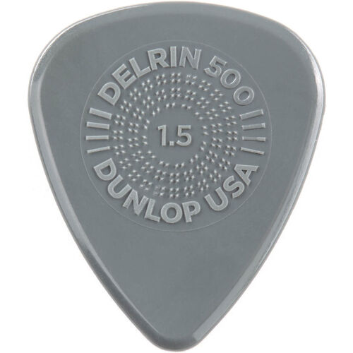 Bolsa 12 Púas Dunlop 450P-150 Prime Grip Delrin 500 1,50mm