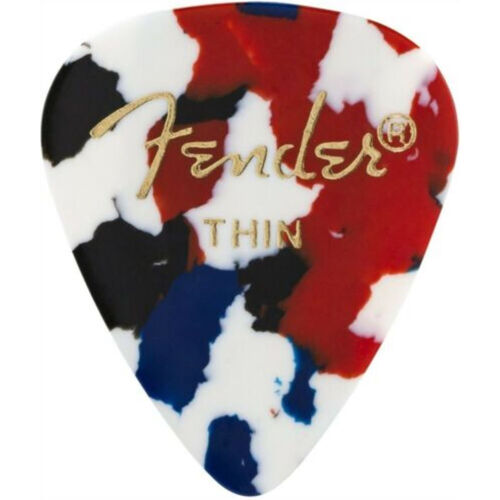 Pack 12 Púas Fender 0351-750 Confetti Thin Pack 12 Púas Fender 0351-750 Confetti Thin